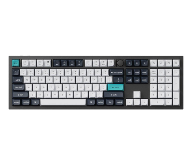 Keychron Q6Max M3 Gateron Jupiter Brown Knob Full Size Metal - 1507487 - zdjęcie